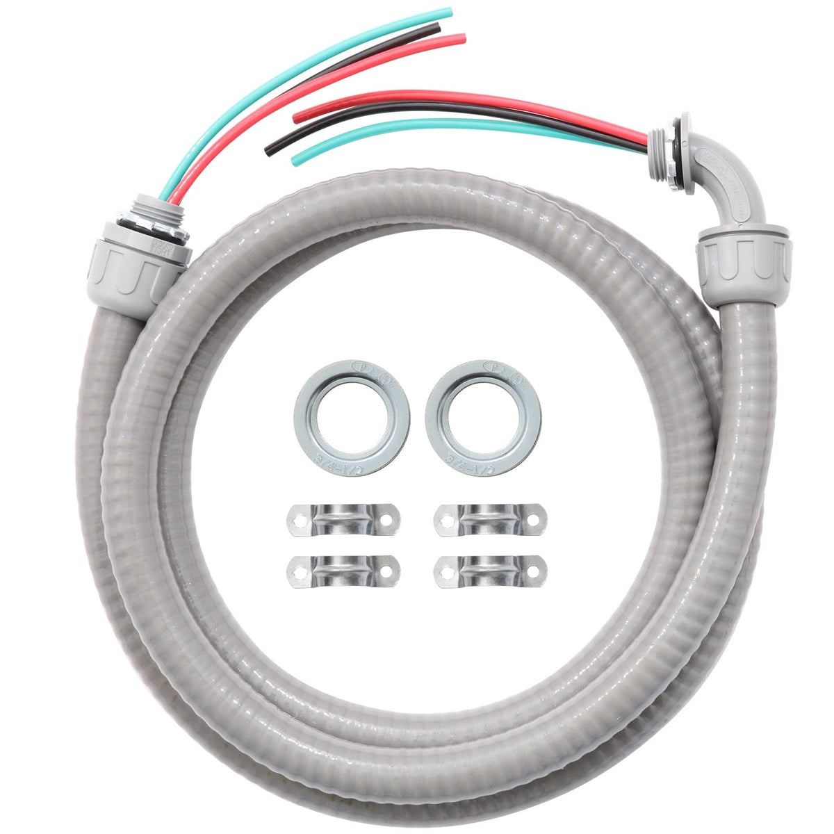 DWALE Power Whip Assembly Kit 4ft conduit for outdoor installations