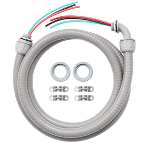 DWALE Power Whip Assembly Kit 4ft conduit for outdoor installations