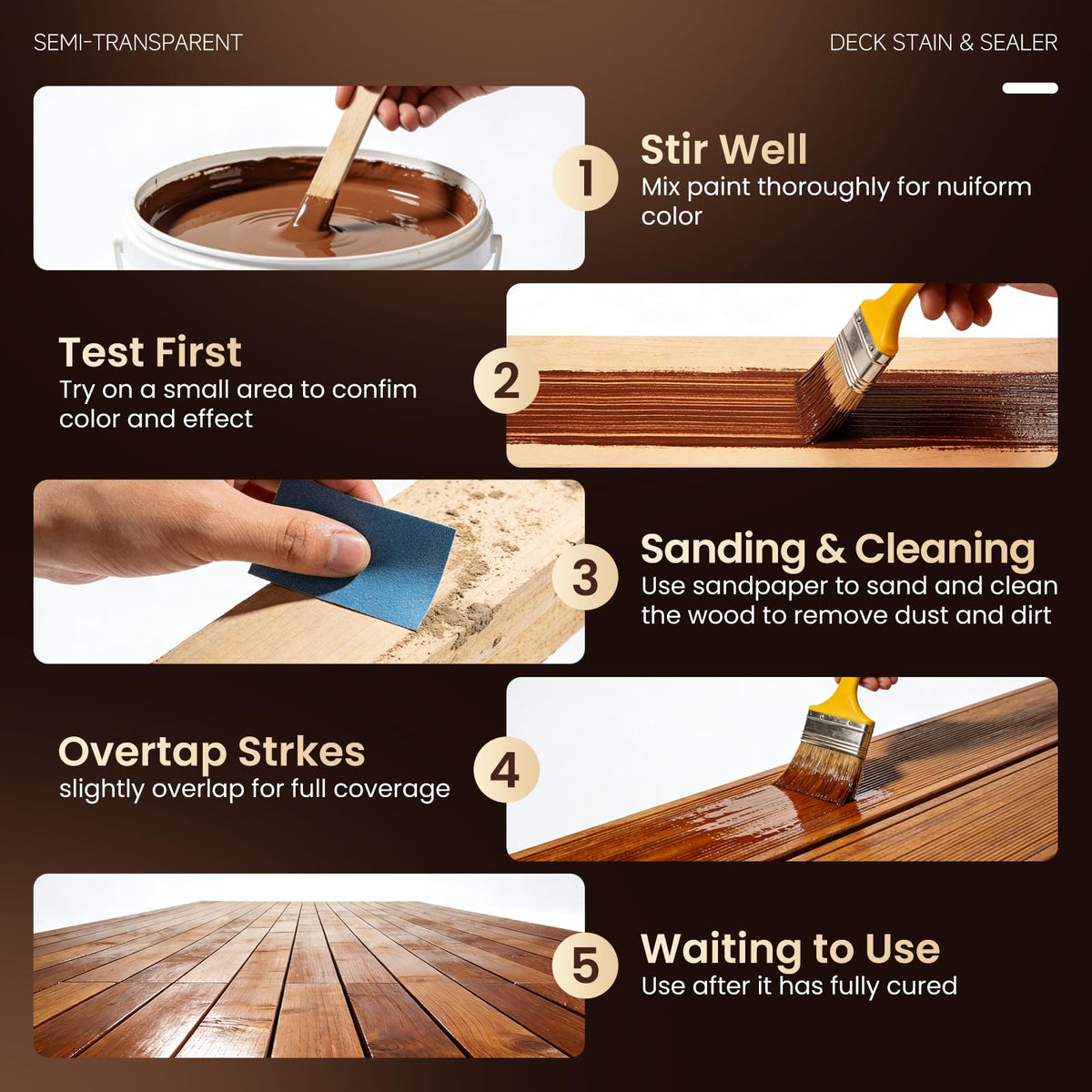 DWIL stain-seal-one solution for fences, decks, and doors.