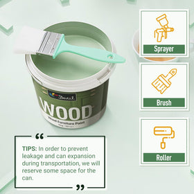 DWIL direct-to-wood application without sanding recommended for easy updates.