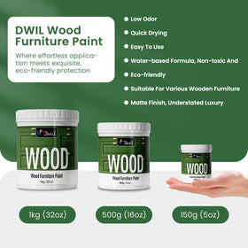 DWIL fast-drying matte finish allows multiple coats in one day.