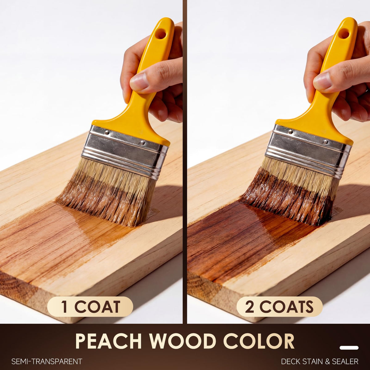 DWIL fast-drying stain for decks and fences with even color penetration.
