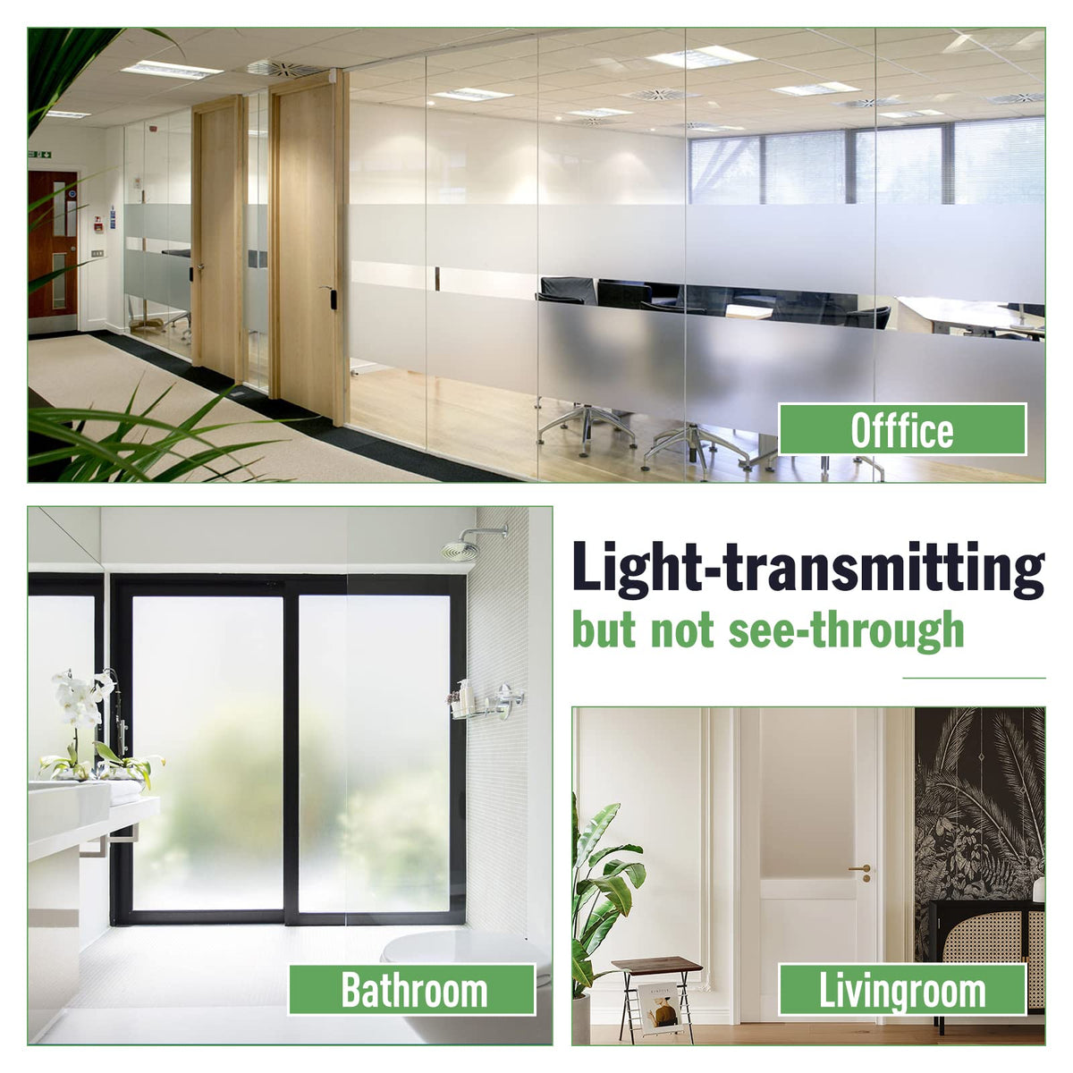 DWIL Frosted Glass Paint application tools shown for straightforward, mess-minimizing DIY window privacy.