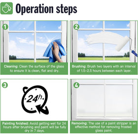 DWIL gloves included for safe, mess-free window painting.