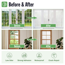 DWIL Frosted Glass Paint privacy in bathroom windows with even diffusion and glare reduction.