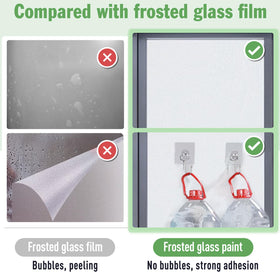 DWIL Frosted Glass Paint roller brush ready for smooth, even application.