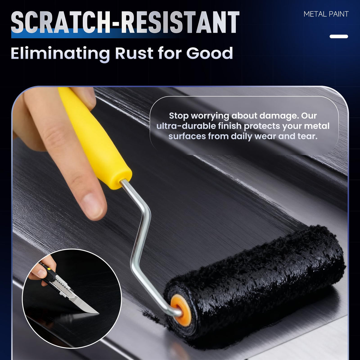 DWIL Metal Paint easy-to-use coating for iron, steel, and aluminum.