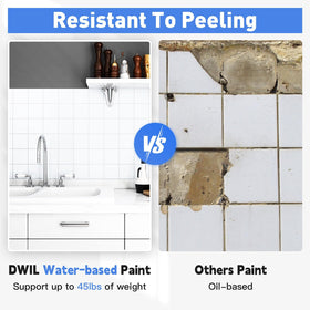 DWIL tile refinishing hardener ensures long-lasting coverage on surfaces
