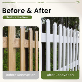 DWIL Wood Paint kit included tools emphasizes all-in-one solution for project start
