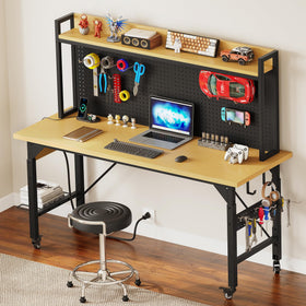 DWVO rolling worktable suitable for garage, workshop, or home office