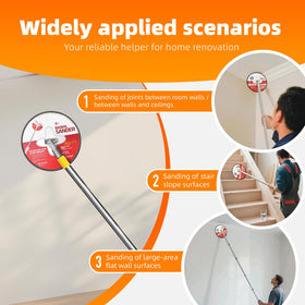 Dwysxia 360-degree swivel head enables flexible control.