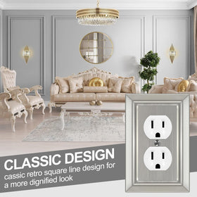 Dyekou wall plate in a living room context for cohesive styling.