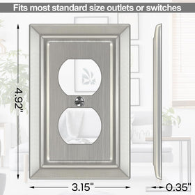 Dyekou outlet cover in a kitchen setting for decor integration.