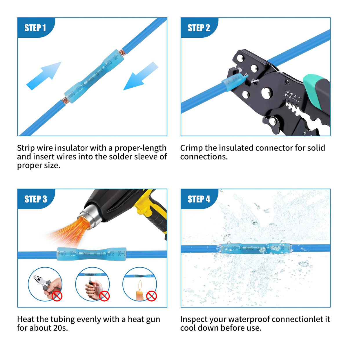 Dyfilmo adhesive-seal heat shrink provides full insulation and 360-degree seal