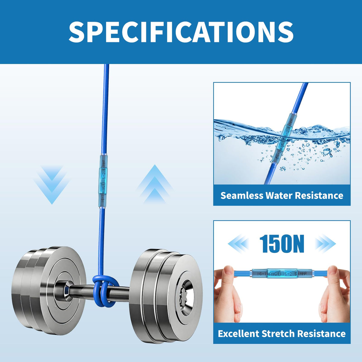Dyfilmo copper-core seamless barrel highlights strong crimps and conductivity