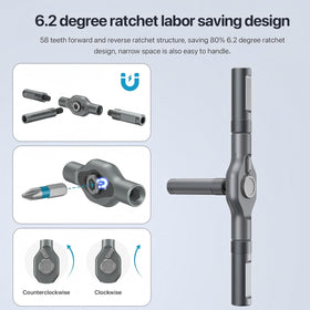 DYLIFE 24in1 extension bar demonstrates adjustable reach for versatile handling.