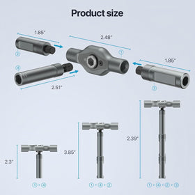 DYLIFE 24in1 heads variety highlights diverse bit styles for electronics repair.