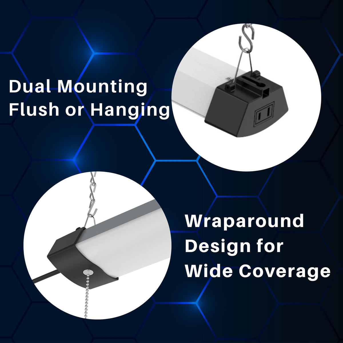Long lifespan up to 50,000 hours ensures reliability