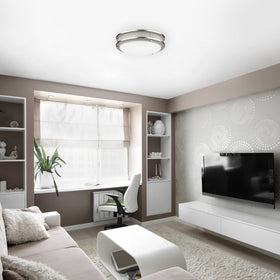 DYMOND easy-installation ceiling light simplifies setup with included hardware.