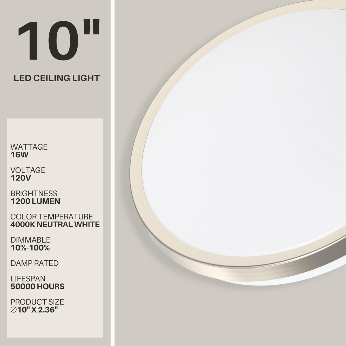 DYMOND dimmable LED fixture with built-in light source for customizable ambiance.