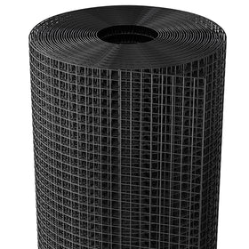 Dynabyte 19-gauge hardware cloth roll unspooled for outdoor durability and easy fencing.