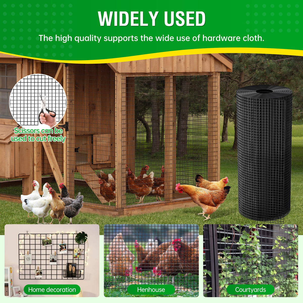 Gopher guard mesh being used in an outdoor soil area with Dynabyte cloth.