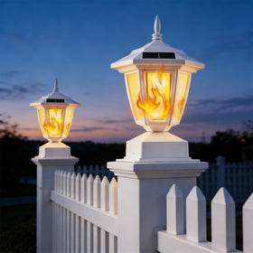 Dynaming automatic on/off solar lights switch on at dusk with minimal effort.