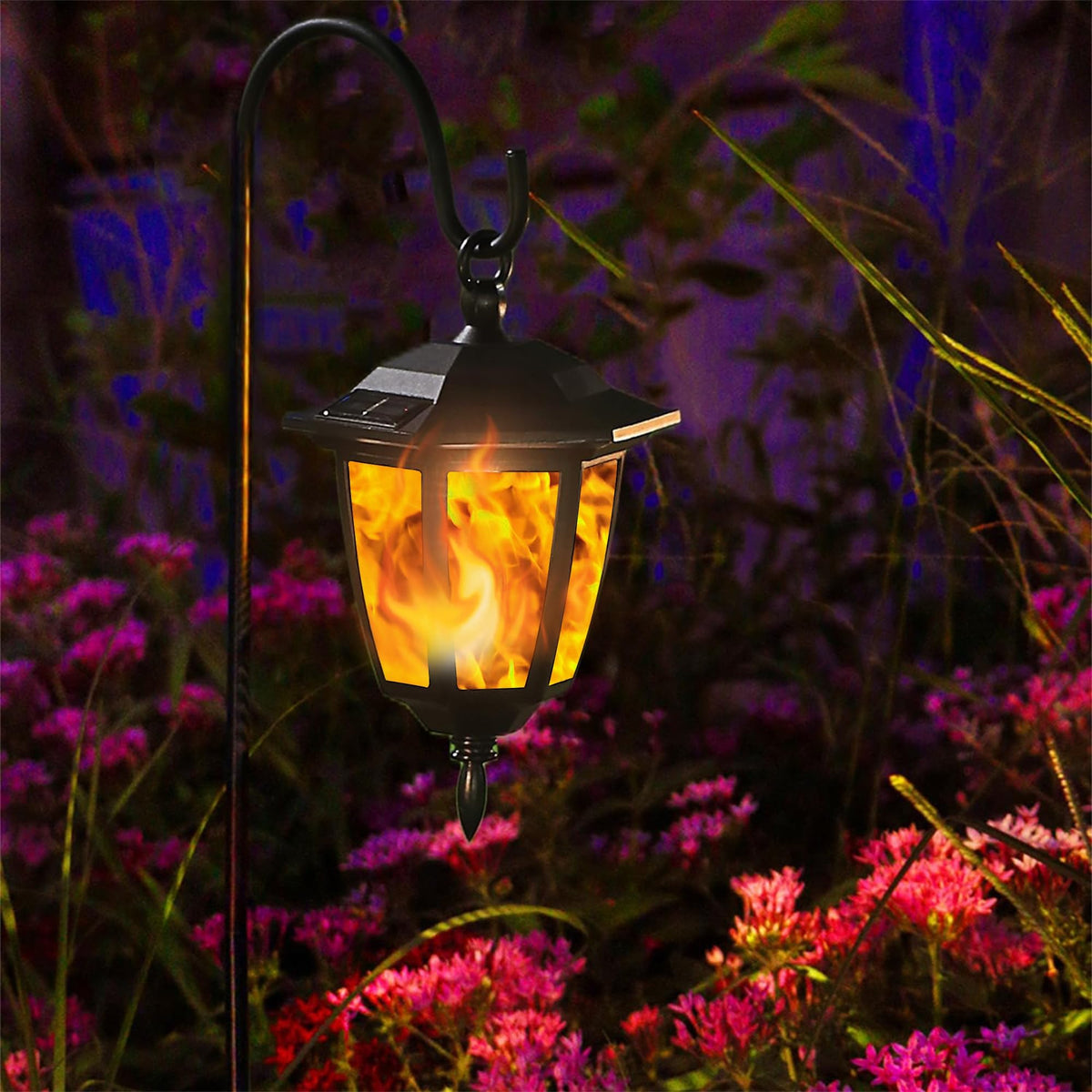 Dynaming solar charging cycle ensures hands-free setup and convenience.