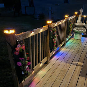 Dynaming easy-installation post cap lights ready for quick setup