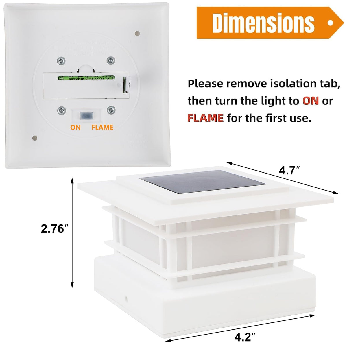 Dynaming IP44 weatherproof rating ensures reliable garden lighting year-round.