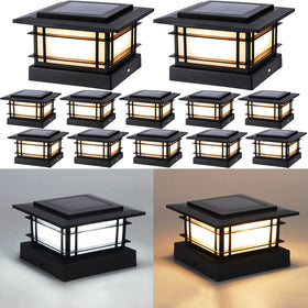 Dynaming 4x4 post cap light with dual warm and cool modes for vinyl posts