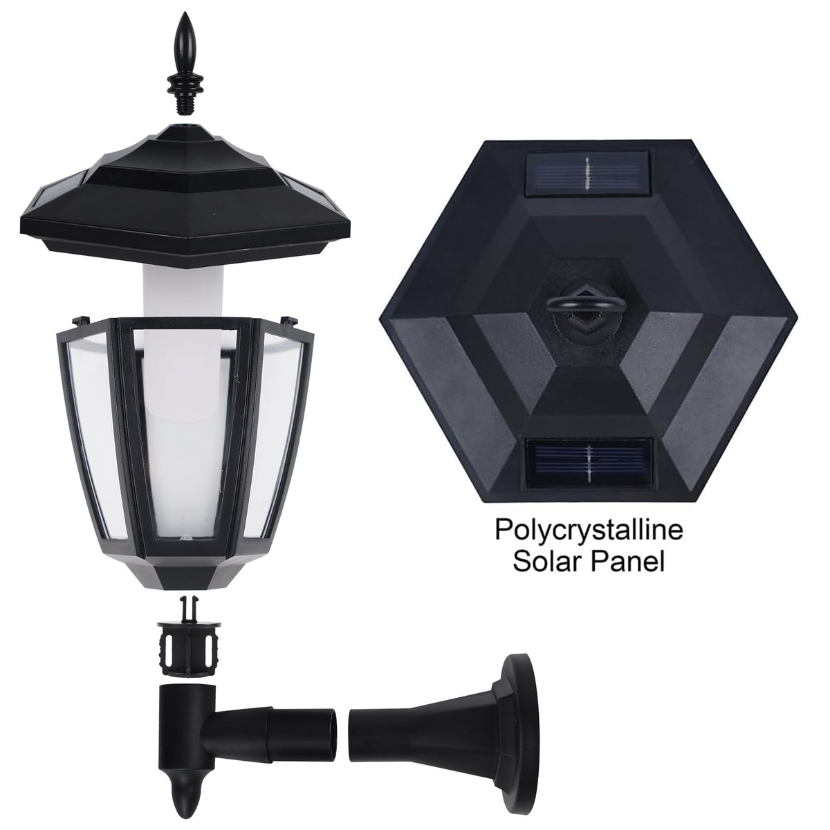 Dynaming solar flame wall lantern weatherproof design withstands outdoor conditions
