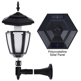 Dynaming solar flame wall lantern weatherproof design withstands outdoor conditions