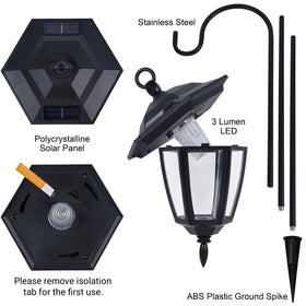 Dynaming warm white glow lights driveways and garden paths.