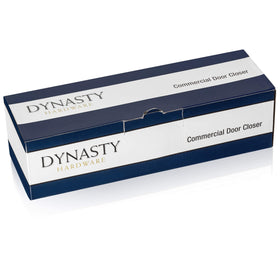 Dynasty Hardware 3000 Series closer installed on an interior door for interior use