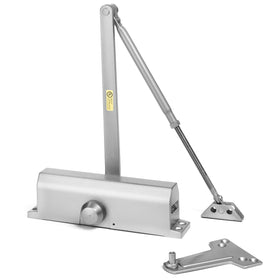 Dynasty Hardware 3000 Series compact dimensions shown on a doorway