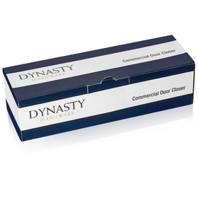 Dynasty Hardware 4000-series in use on a door demonstrates self-closing performance.