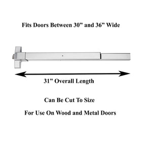 Dynasty Hardware exterior lever trim sold separately to customize appearance.