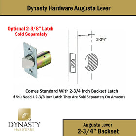 Dynasty Hardware storeroom lock keyed-entry demonstrates secure access control.