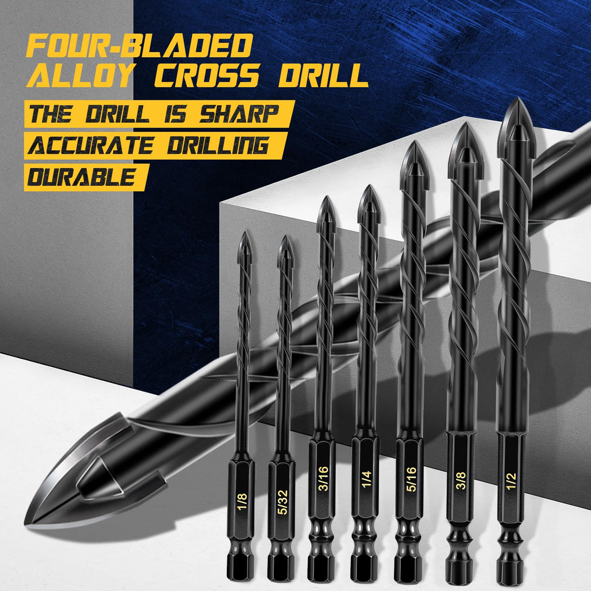DYRECELVE cross-cut carbide bits for power and durability