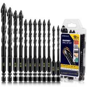DYRECELVE complete 12-piece drill bit set for projects
