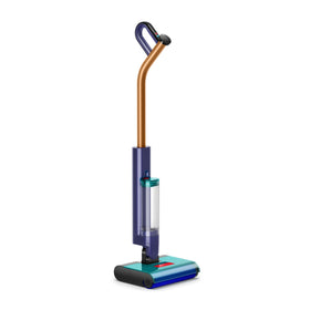 Dyson Clean+Wash Hygiene roller in action, quickly capturing dry debris on hard floors