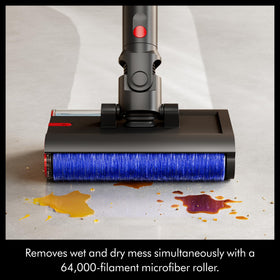 64,000-filament microfiber roller on Dyson PencilWash tackles wet spills