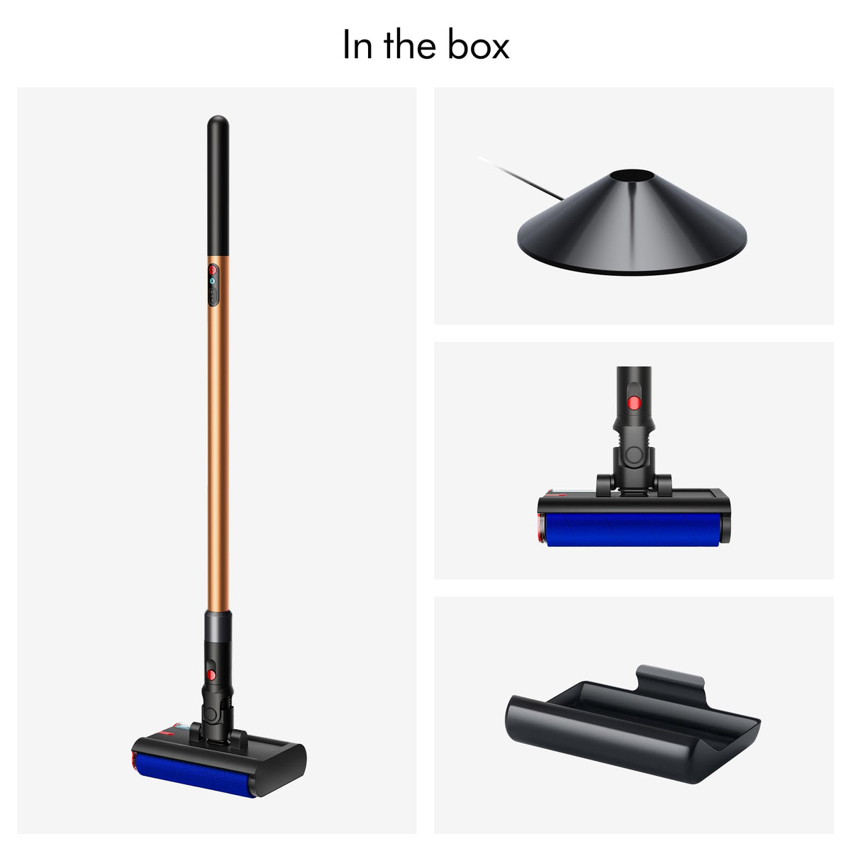 Self-propelled motor powers Dyson PencilWash for effortless glide