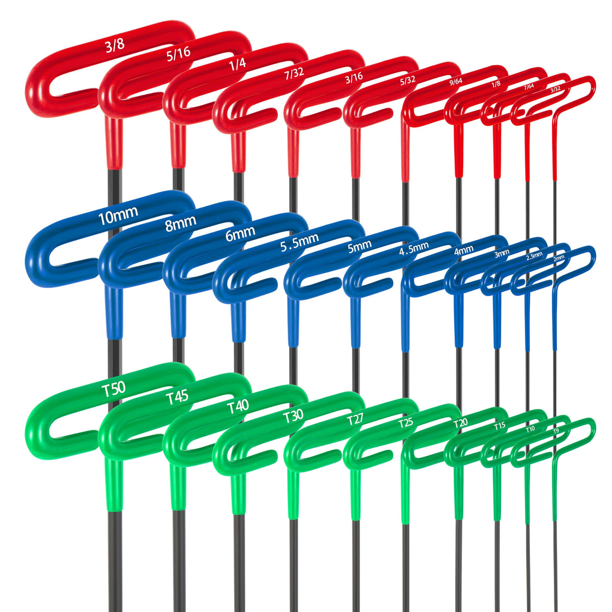 Dytert 30-piece T-handle set with hex and torx wrenches for precise DIY assembly.