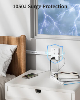 DYZYCLICAL retractable design keeps cords tidy and within reach.