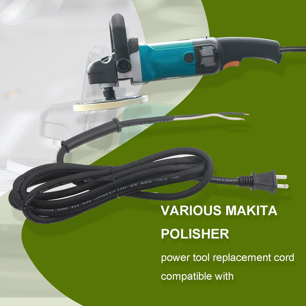 DZQPPC 9.8 ft cord supports safer placement away from clutter.