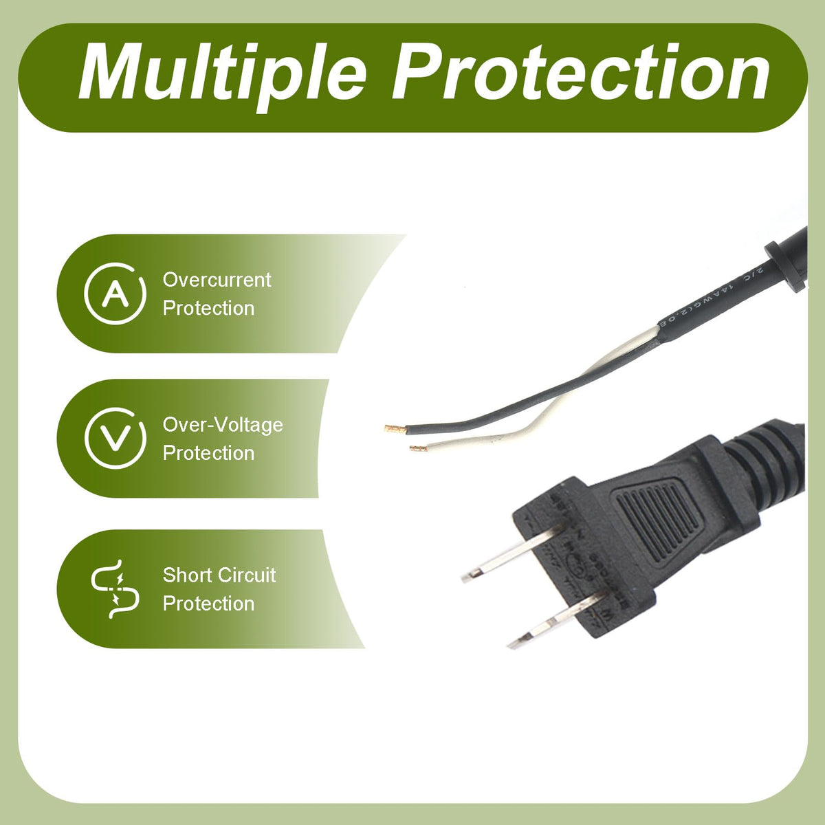 DZQPPC heavy-gauge cord stretched to 9.8 ft enables flexible workshop use.
