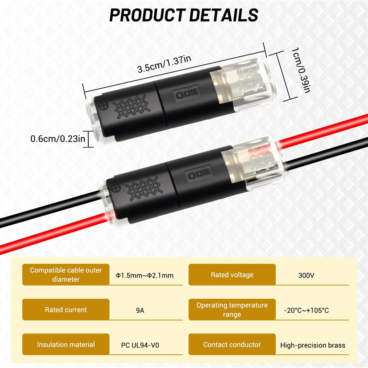 DZZ ideal for landscape lighting and small appliances in home wiring.