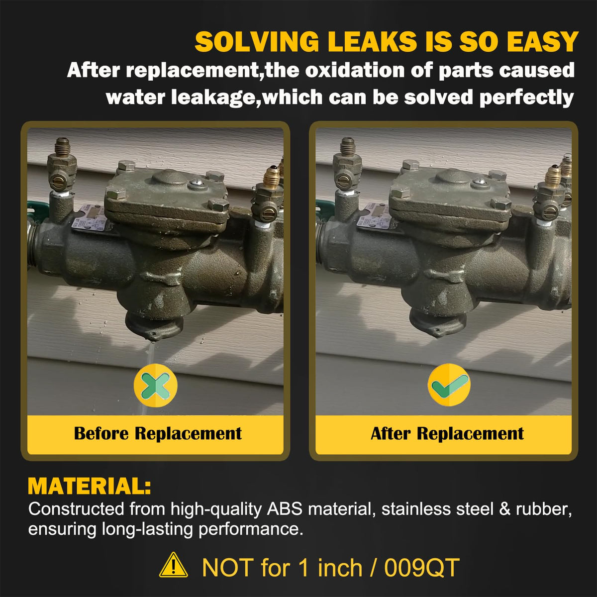 E-cowlboy 009M3 relief valve parts highlighted for smooth operation.